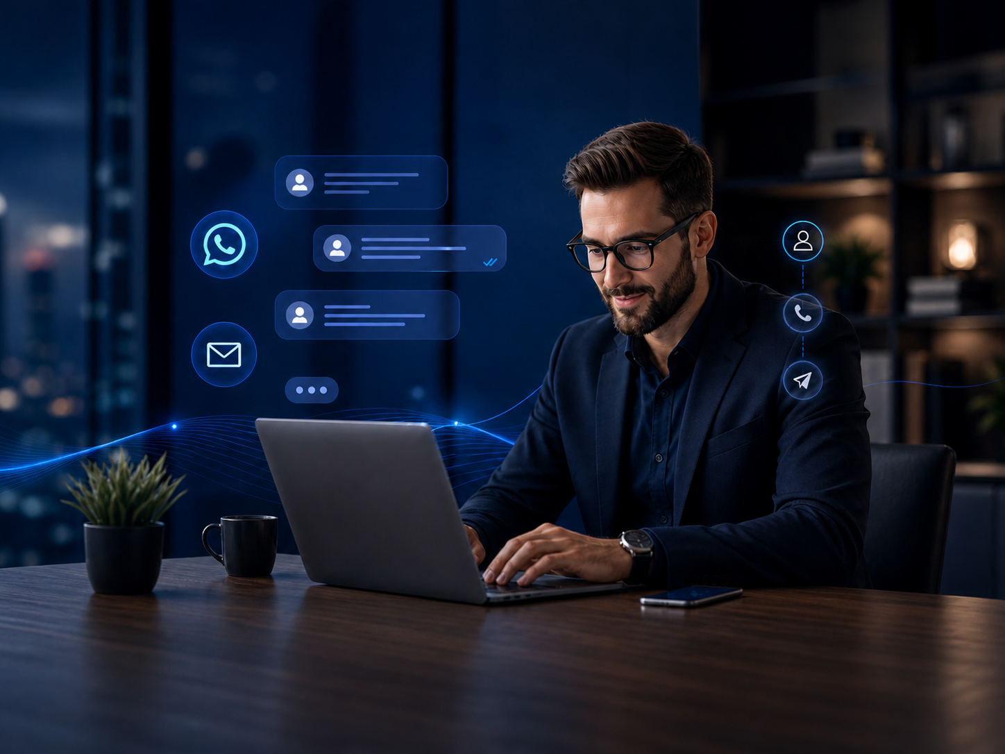 JCM Media contact and client communication workspace